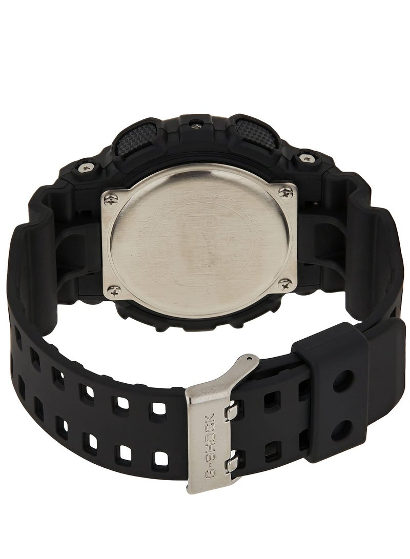 CASIO Men's G-Shock GA110HR-1A Black Rubber Quartz Sport Watch - Image 2