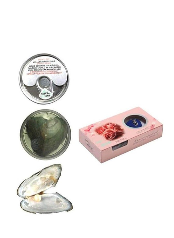 maya accessories Pearl Kit, Pearl Kit Box Pearl in Oyster, DIY Creative Necklace Jewelry Gift Set, Fashion Creations Kit with Pendant Necklace Durable for Women Girls, bamboo  - Image 1