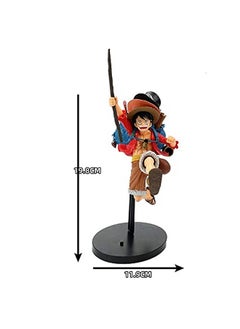 Trunkin Trunkin One Piece Monkey D Luffy Anime Character Action Figure 19CM (No Box)  - Image 3