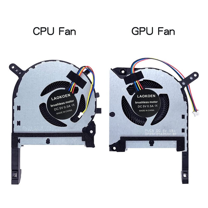 LAOKOEN New Replacement Cooling Fans for ASUS TUF Gaming(2020) FX505D FX505DT FA506 FX506 FX506LU FX706 FX95DU FX506L FX505DD FX505 FX705G FX506Li FX705DU FX705DT FA506IV FA506IU FX706 FA706 Laptop Fan - Image 3