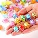 ysofun 70PCS Luminous Mini Resin Turtles Resin Animals Mini Turtles Marine Craft Decoration Suitable for Decoration of Gardens Parties Miniature Landscapes 10 Colors - Image 3