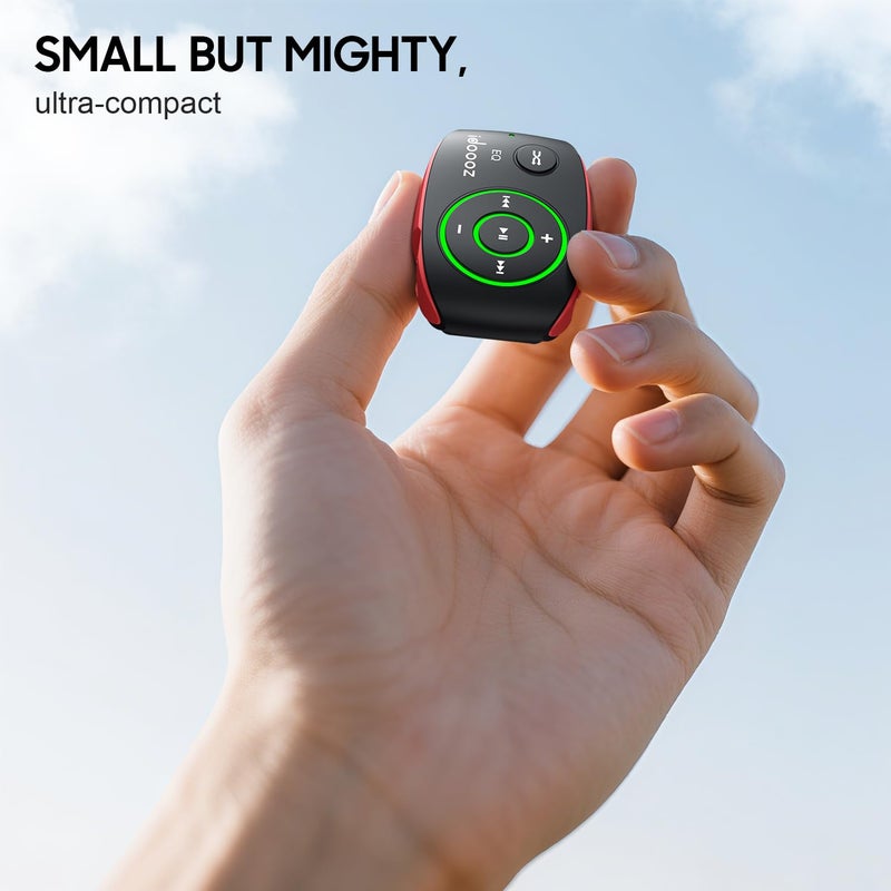 idoooz Mp3 Player with LED Light,idoooz X2 8GB Mini Mp3 Music Player,Clip Mp3 Player for Sports,Gym,Jogging,Running,Lossless Sound Quality - Image 2