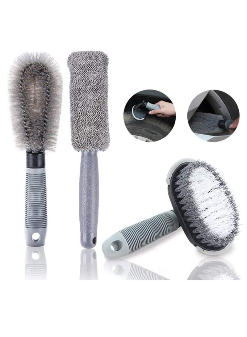 Clean World Synthetic Wool Alloy Wheel Brush, No Metal Wheel and Rim Detailing, Car Wheel, Rim Cleaning, Multipurpose Use For Wheels, Rims, Motorcycles - Image 1