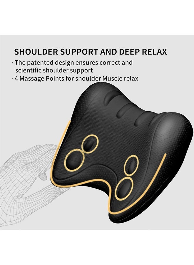 Keranixy Neck and Shoulder Relaxer, Cervical Traction Device for TMJ Pain Relief and Cervical Spine Alignment, Chiropractic Pillow, Neck Stretcher,Neck Pain Relief - Image 3