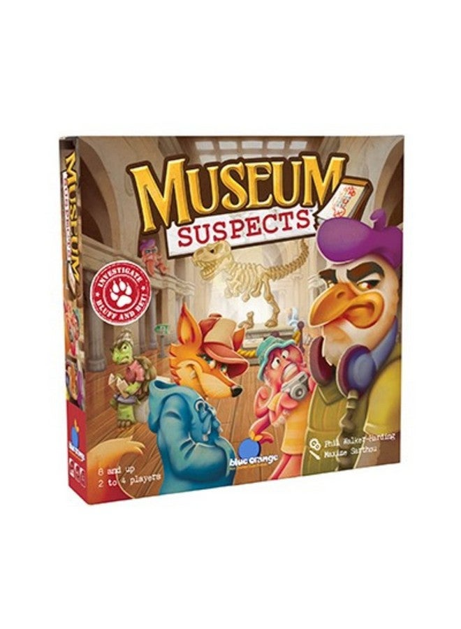 blue orange لعبة استراتيجية على الطاولة، للأطفال والمراهقين والبالغين، ليالي الألعاب العائلية، حل اللغز، لعبة لوحية لـ 2 إلى 4 لاعبين، أعمار 8 سنوات فما فوق، المشتبه بهم في المتحف من ألعاب بلو أورانج - Image 1