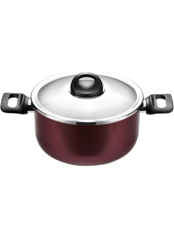 تيفال Tefal Armatal Cooking Set (18–22–26–30 cm) + Wok Pan 28 cm + Grill 26 cm – Free Gift: Moulinex Blender Genuine 400W multicolour - Image 2