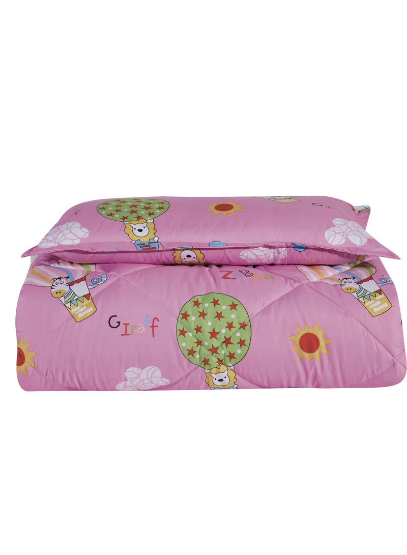 Sleep night 3-Piece kids Medium Filling Comforter set Reversible Bed Set Single Size 160x210 cm for Boys & Girls - Image 2