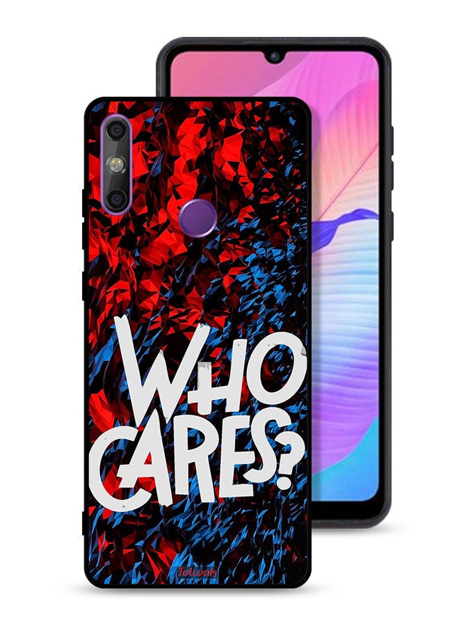 Tolwak Huawei Enjoy 20e Protective Case Cover Who Cares - Image 1