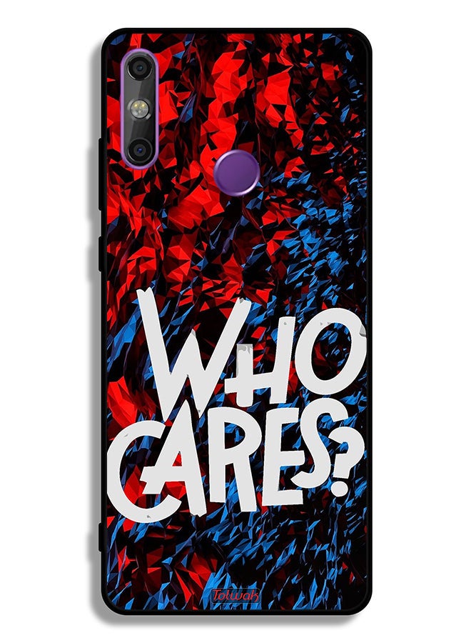 Tolwak Huawei Enjoy 20e Protective Case Cover Who Cares - Image 2