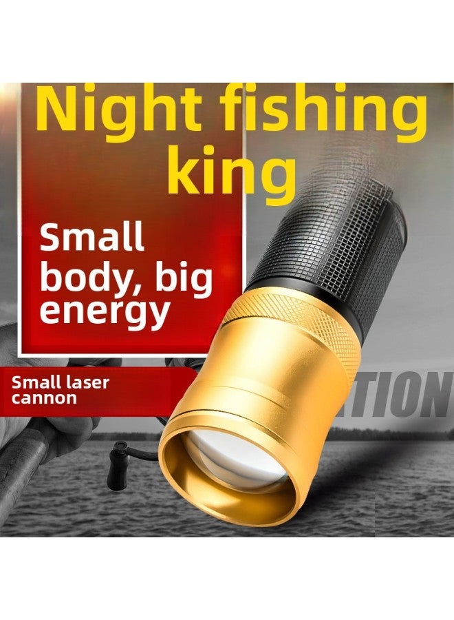 إسكدنيا Vertex 2020 Night Fishing Lights Blue And White Focusing Digital Fishing Lights Rechargeable Blue Light Manufacturers Direct Sales-Color:Lamp + Charger + Fishing Chair Bracket + Packaging - Image 1