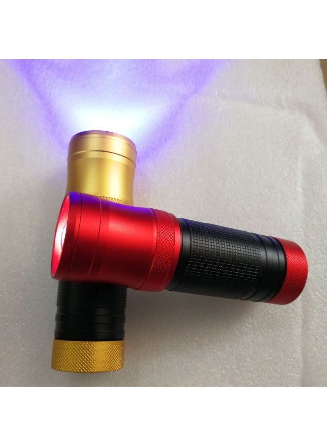 إسكدنيا Vertex 2020 Night Fishing Lights Blue And White Focusing Digital Fishing Lights Rechargeable Blue Light Manufacturers Direct Sales-Color:Lamp + Charger + Fishing Chair Bracket + Packaging - Image 3