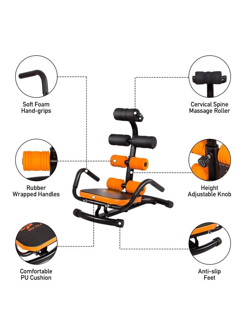 Laperva - Abdominal Trainer, Incline Ab Rocket Exerciser Height Adjustable, for Crunch Sit-up Exercise Abdominal Workout - Image 1