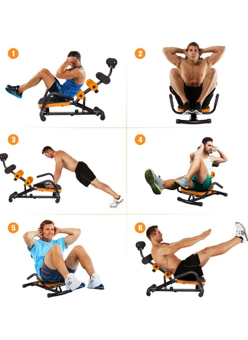Laperva - Abdominal Trainer, Incline Ab Rocket Exerciser Height Adjustable, for Crunch Sit-up Exercise Abdominal Workout - Image 1