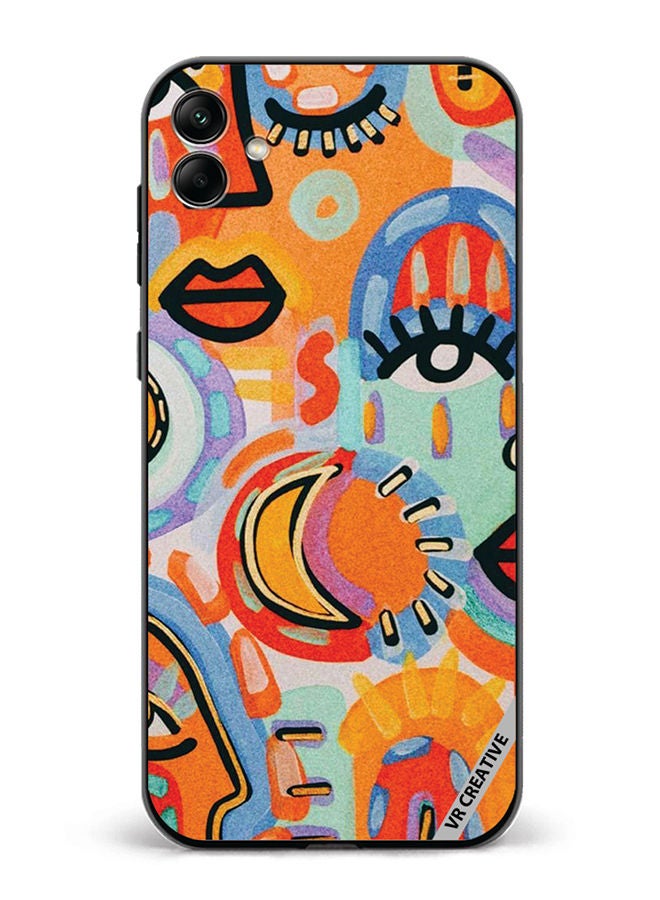 VR CREATIVE Protective Case Cover For Samsung Galaxy A04 Womenart Design Multicolour - Image 1