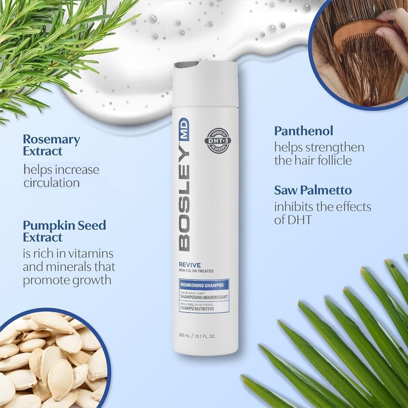 BOSLEYMD Revive Nourishing Shampoo for Non Color-Treated Hair - 300ml - Image 4