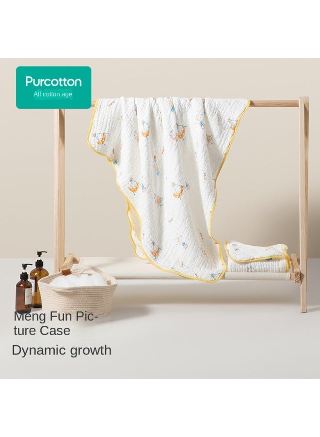 purcotton Layer Thick】100% Baby Washcloth Gauze Towel, Soft And Absorbent Bath Towel For Infants And Children - Image 5