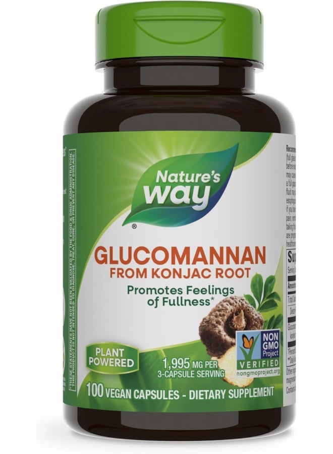 Nature's Way Glucomannan from Konjac Root, 1995 mg - 100 Vegan Capsules Packaging May Vary - Image 5
