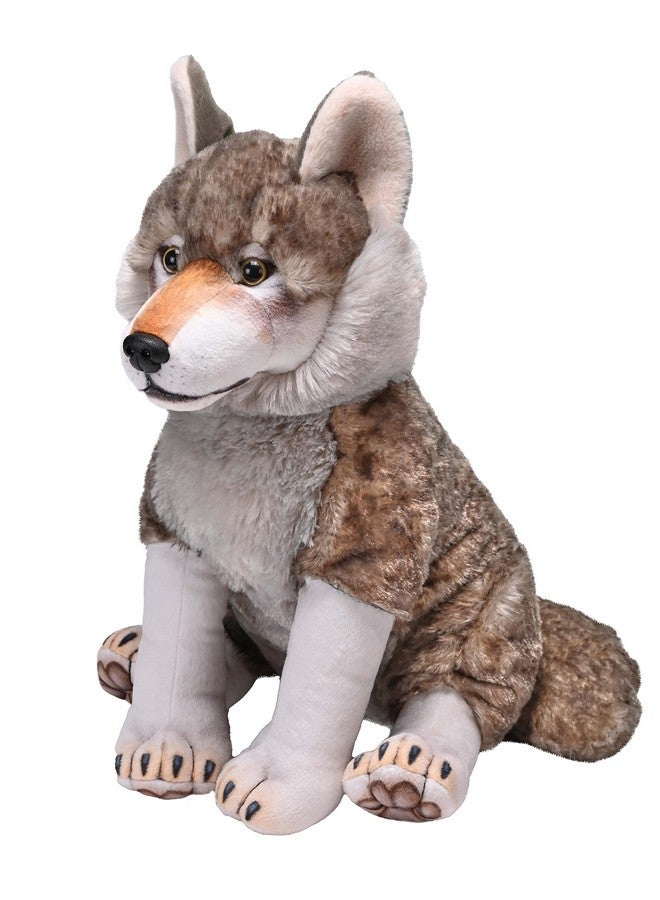 Wild Republic Wild Republic Artist Collection, Wolf, Gift for Kids, 15 inches, Plush Toy, Fill is Spun Recycled Water Bottles 