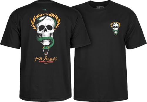 Powell Peralta Mike McGill Skull & Snake T-Shirt, Black, Small - Image 5