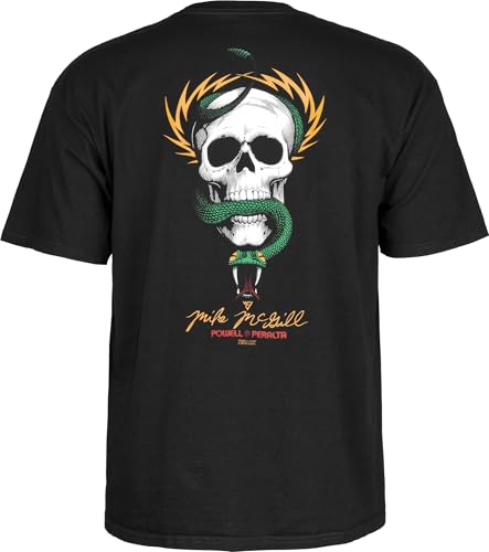 Powell Peralta Mike McGill Skull & Snake T-Shirt, Black, Small - Image 2