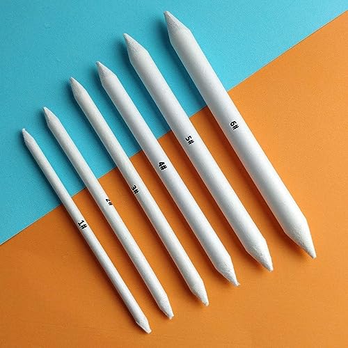 Qatalitic 6 pcs. Blending Stumps, Tortillions Paper Art Blenders, Charcoal Sketch Drawing Tools for Students, Artists and Professionals - Image 1