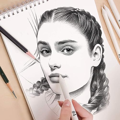 Qatalitic 6 pcs. Blending Stumps, Tortillions Paper Art Blenders, Charcoal Sketch Drawing Tools for Students, Artists and Professionals - Image 3
