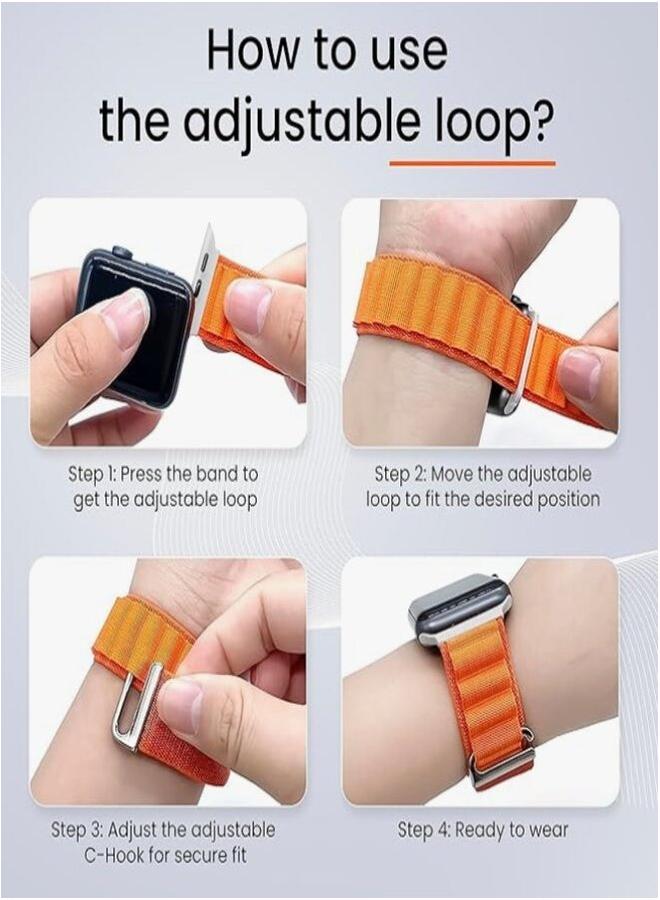 PROMASS Watch Ultra Smart Watch with Aluminum Body Orange - Image 4