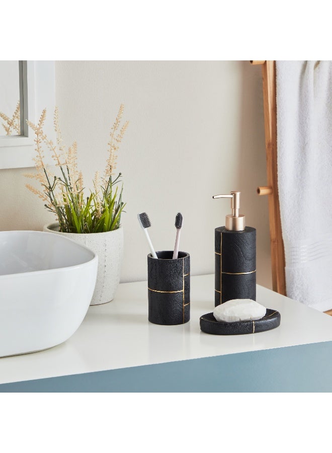 Home Box Luxe Soap Dispencer 7 x 19.5 x 7 cm - Image 4