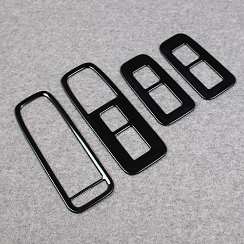 Beautost Fit for Lexus RX RX350 RX350h RX500h F SportTX TX350 TX500h TX550H 2023 2024 2025 2026 Interior Window Switch Console Panel Cover Trims Carbon Fiber Black - Image 3
