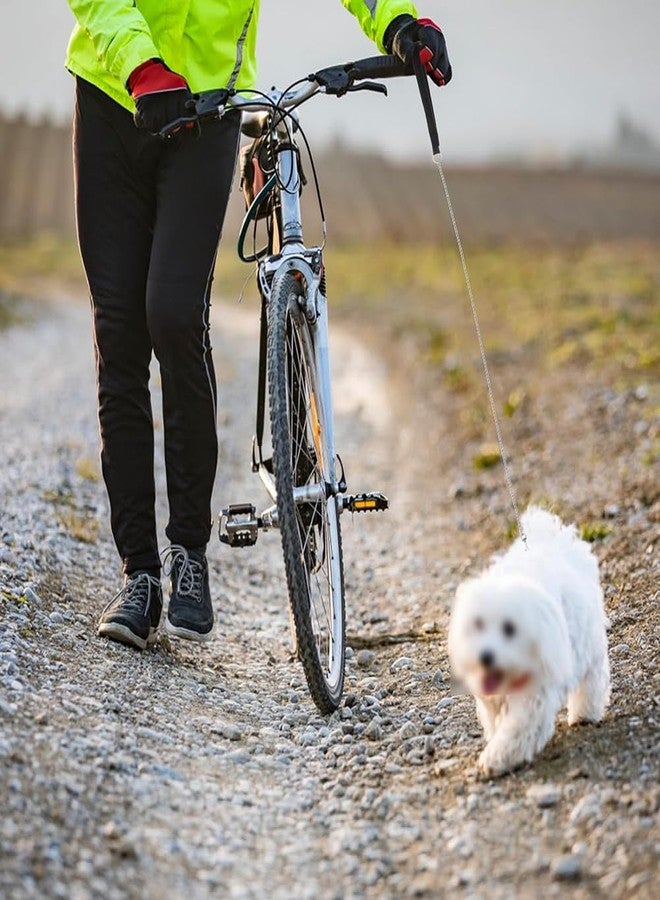 جي شلو طوق معدني للكلاب، طوق متين للحيوانات الأليفة، طوق مضاد للعض، طوق للجراء، سلسلة مقاومة للمضغ، حبل جر للحيوانات الأليفة بمقبض مبطن للكلاب الصغيرة والمتوسطة - Image 5