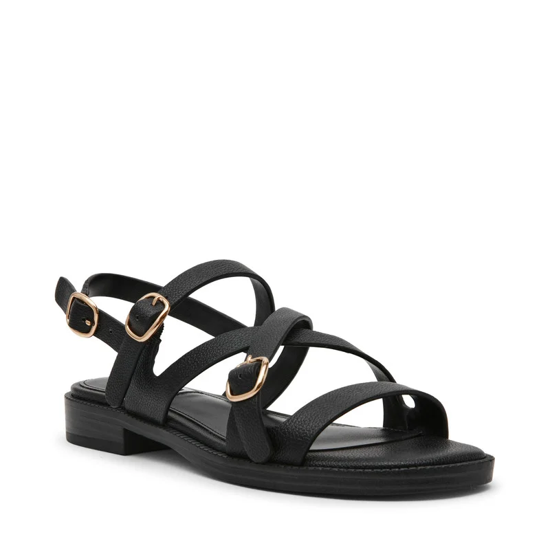 ستيف مادن Isela Black Women's Sandals