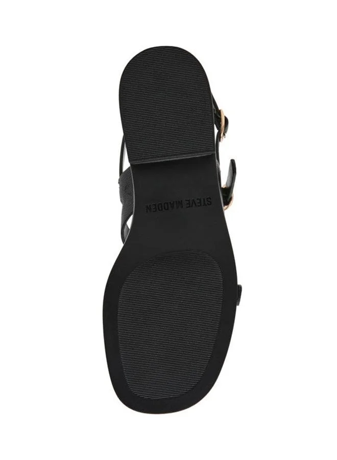 Steve Madden  Isela Black Women's Flat-Casual Sandals for Women | Best Price UAE