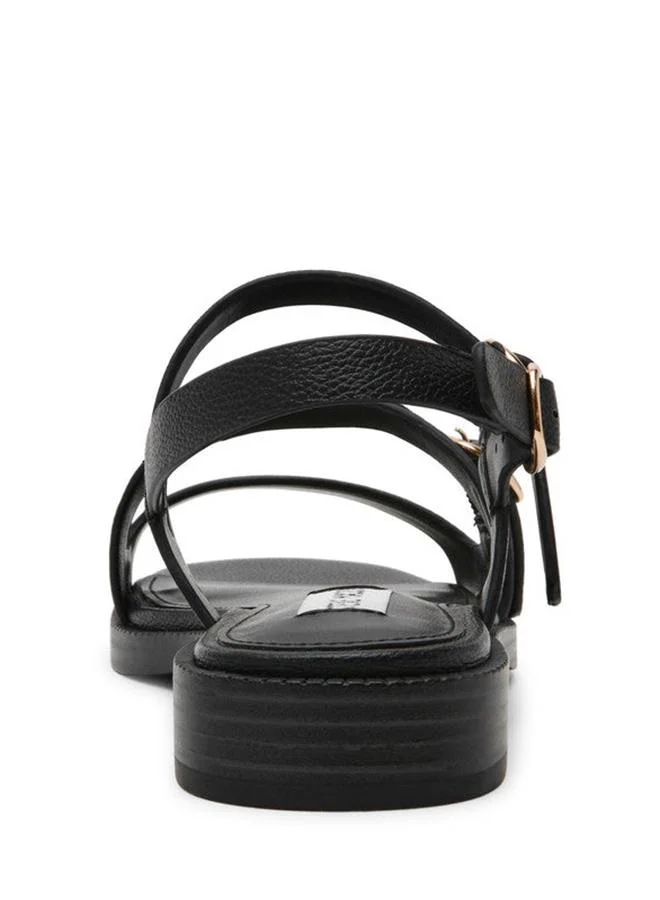 Steve Madden  Isela Black Women's Flat-Casual Sandals for Women | Best Price UAE