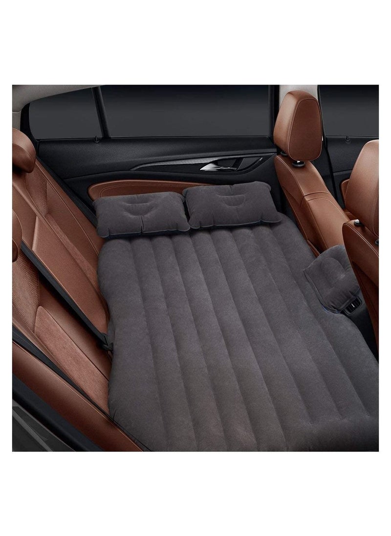 Generic Inflatable Back Seat car Air Mattress Travel Air Bed Cushion with Auto Pump and Two Pillows, Portable Camping Vacation Rest Sleeping Pad Fits Universal SUV Truck Minivan Separable Extended  - Image 2