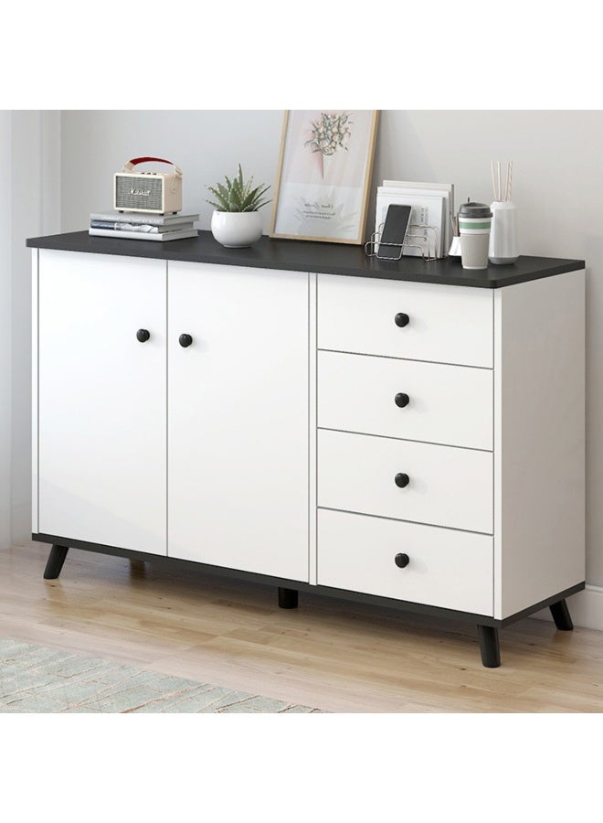 GoldenLike  خزانة مطبخ، خزانة بوفيه، خزانة قهوة بأربعة أدراج وخزانة ذات بابين، خزانة جانبية خشبية، خزائن مدخل للحمام والمطبخ وغرفة المعيشة - Image 1