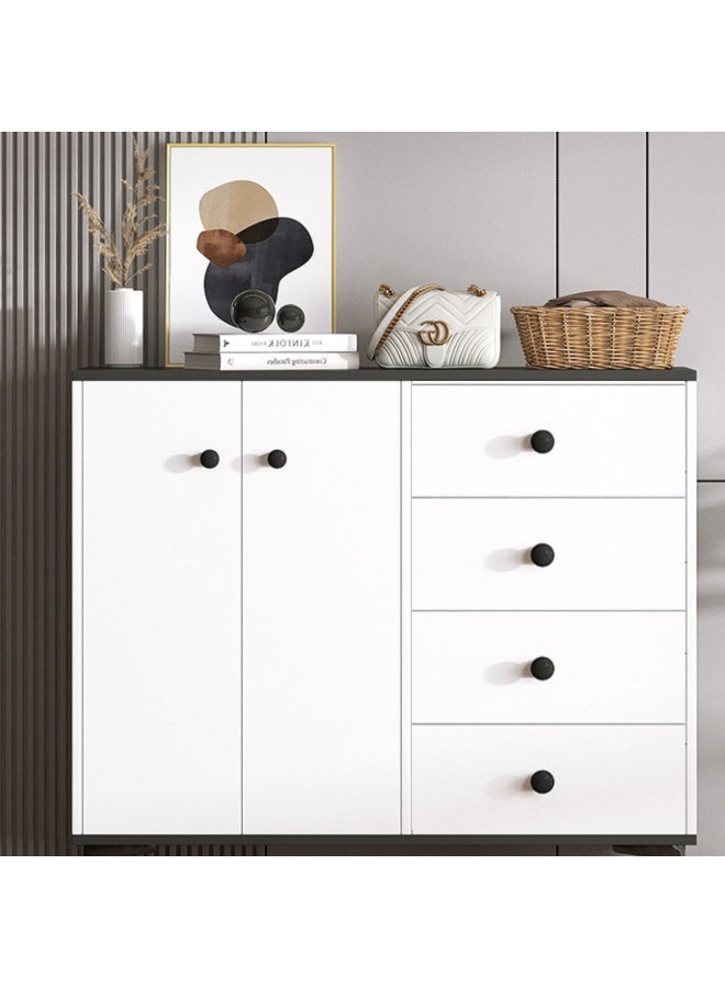 GoldenLike  خزانة مطبخ، خزانة بوفيه، خزانة قهوة بأربعة أدراج وخزانة ذات بابين، خزانة جانبية خشبية، خزائن مدخل للحمام والمطبخ وغرفة المعيشة - Image 2