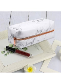 Depend Marble Pencil Case Big Capacity Pencil Bag Portable Office Stationery Makeup Bag School Supplies Suitable for Middle High School  - Image 4
