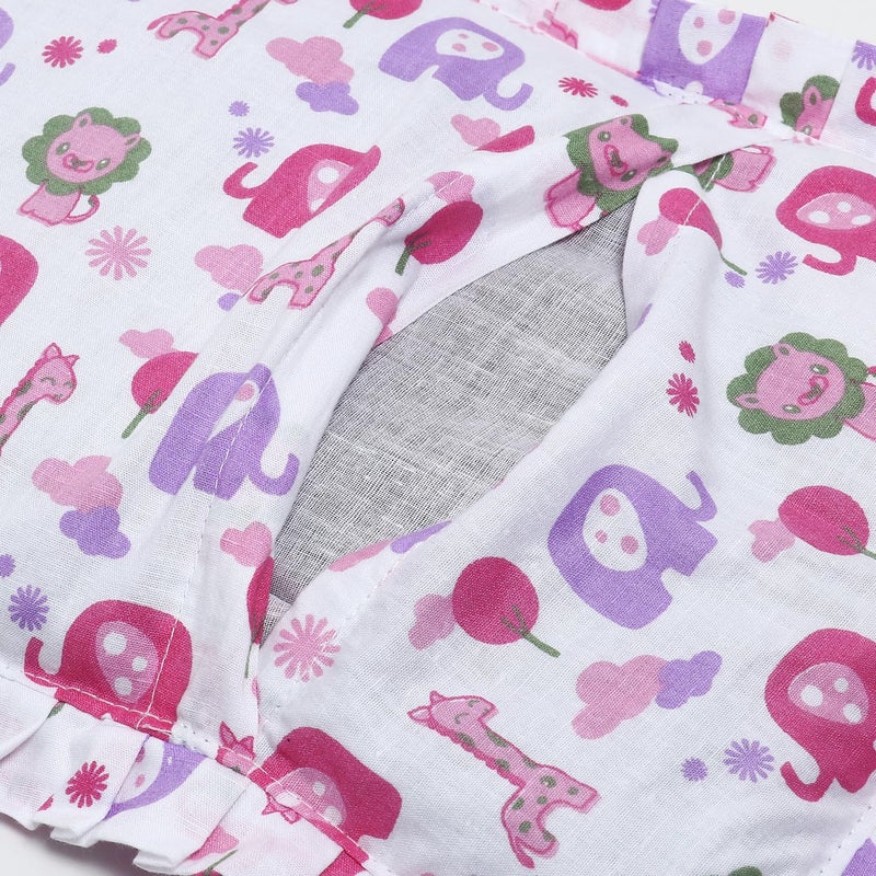 NME COLLECTION Baby Pillow for Newborns with Mustard Seed Filling | Rai Head Shaper Pillow for Infants | Neck Support Pillow 0-12 Months |Sleep Essentials for Your Little One (NME_Lion) - Image 5