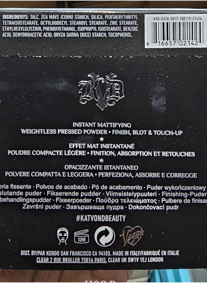 Kat Von D - Lock-It Blotting Powder Refill Fair - Image 1