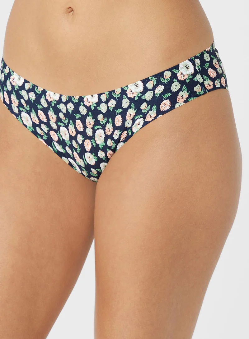 Ginger Floral Print Bikini Brief