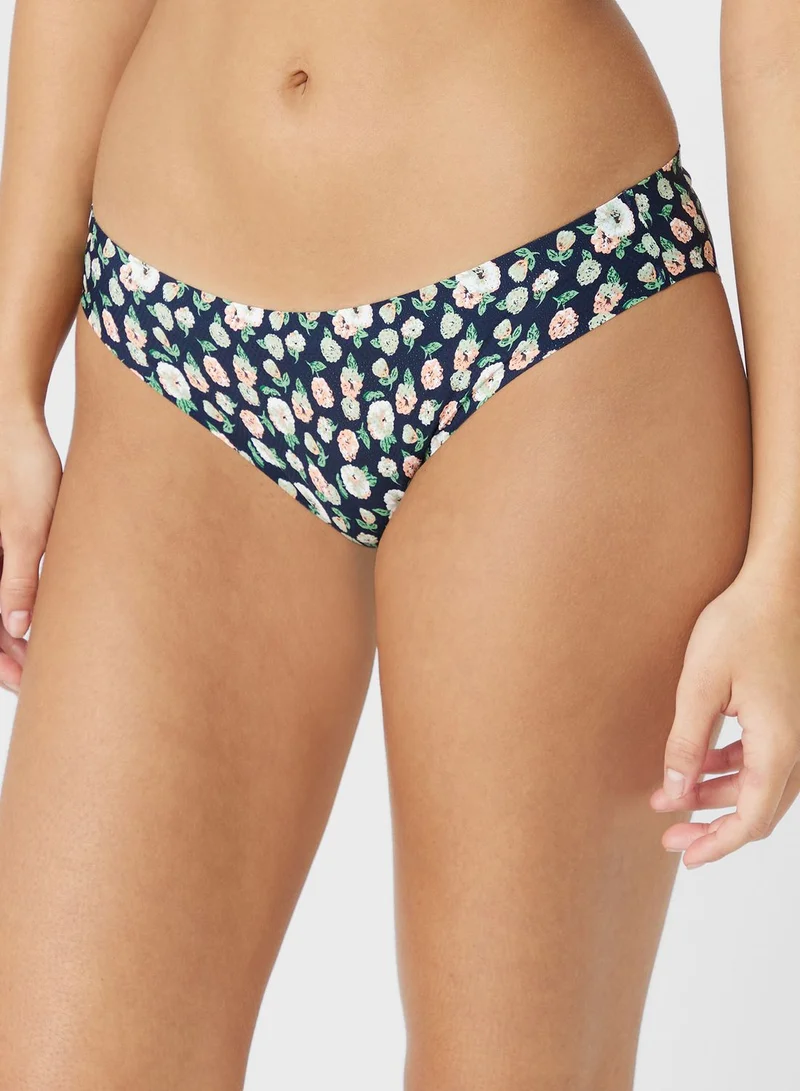 Ginger Floral Print Bikini Brief
