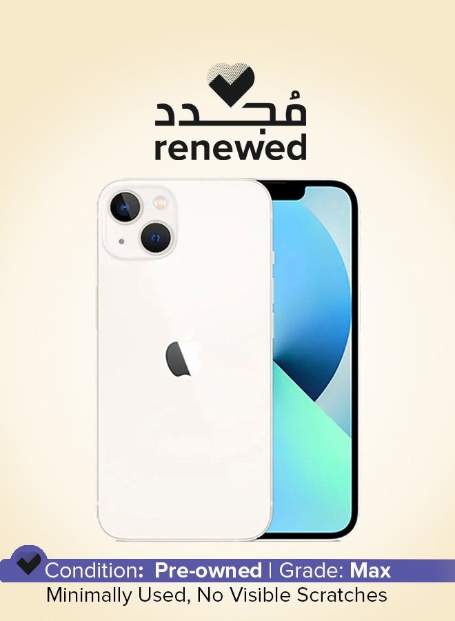 ابل  متجدد - iPhone 13 Mini سعة 128 جيجابايت بتقنية Starlight 5G مع تطبيق Facetime - مواصفات دولية - Image 1