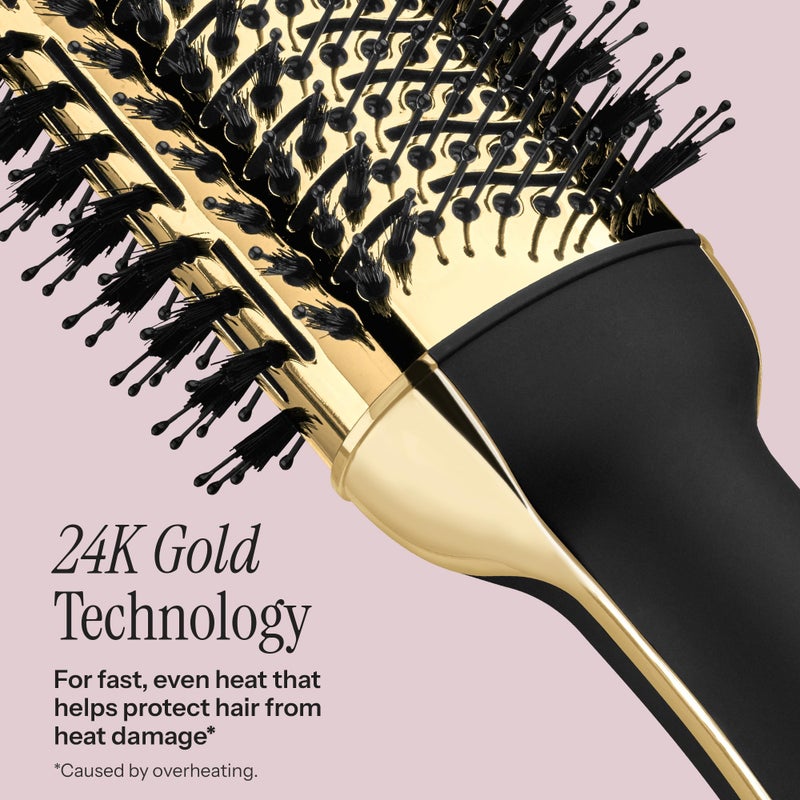 HOT TOOLS 24K Gold Blow Dryer Brush - Hot Air Brush for Salon-Worthy Volume in One Step - Volumizer with 24K Gold Technology for Fast Styling & Long-Lasting Results - Image 2