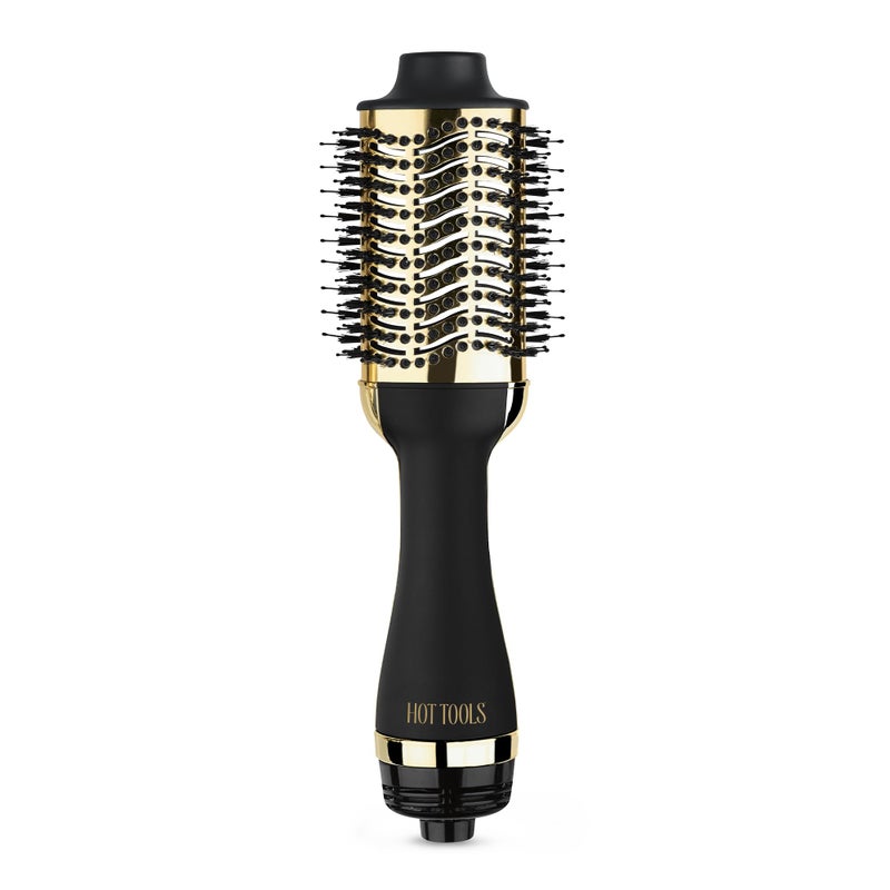 HOT TOOLS 24K Gold Blow Dryer Brush - Hot Air Brush for Salon-Worthy Volume in One Step - Volumizer with 24K Gold Technology for Fast Styling & Long-Lasting Results - Image 1