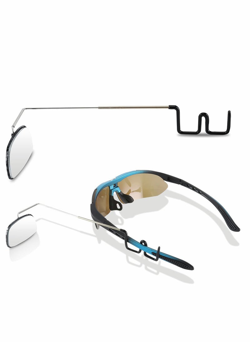 Excefore Bike Eyeglass Mirror, 360 Degree Adjustable Bicycle Cycling Rear View Wide Angle Mirror, Riding Accessories,1 Pack - Image 2