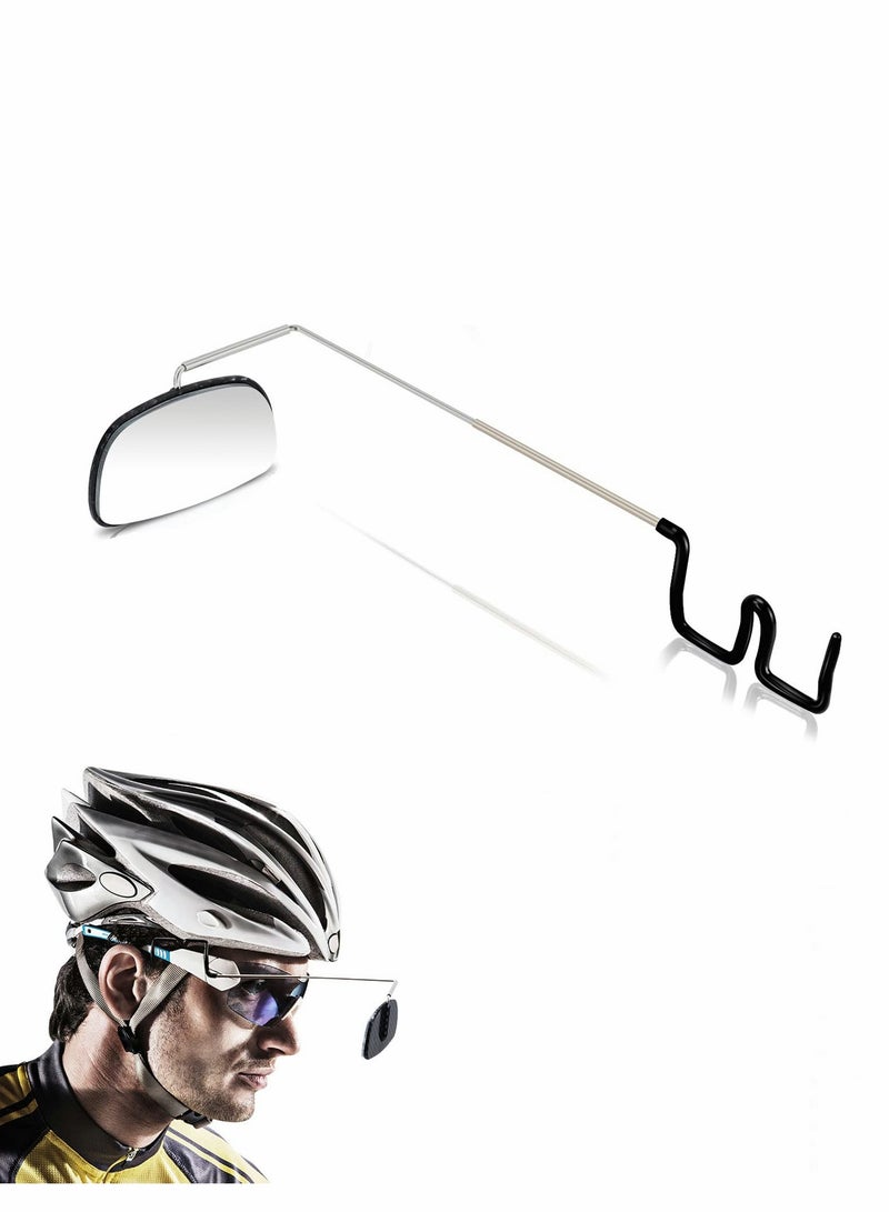 Excefore Bike Eyeglass Mirror, 360 Degree Adjustable Bicycle Cycling Rear View Wide Angle Mirror, Riding Accessories,1 Pack - Image 1