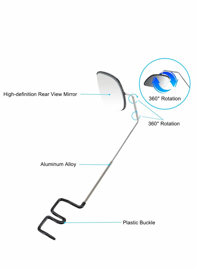 Excefore Bike Eyeglass Mirror, 360 Degree Adjustable Bicycle Cycling Rear View Wide Angle Mirror, Riding Accessories,1 Pack - Image 4