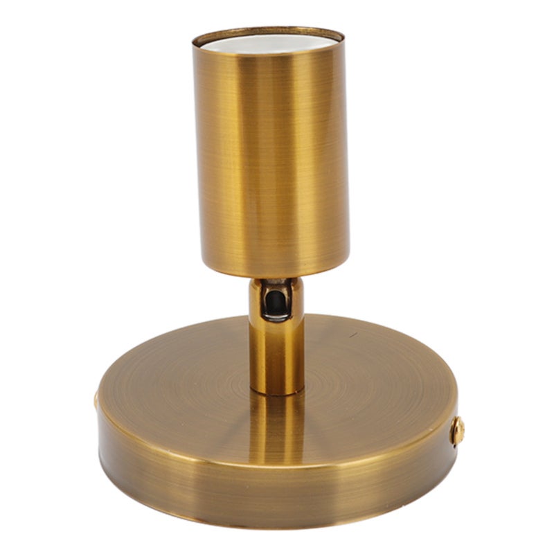 E27 E26 Wall Lamp Base 180 Degrees Up and Down Adjustable Iron Decoration Bulb Socket for Bedroom Living Room Gold - Image 2