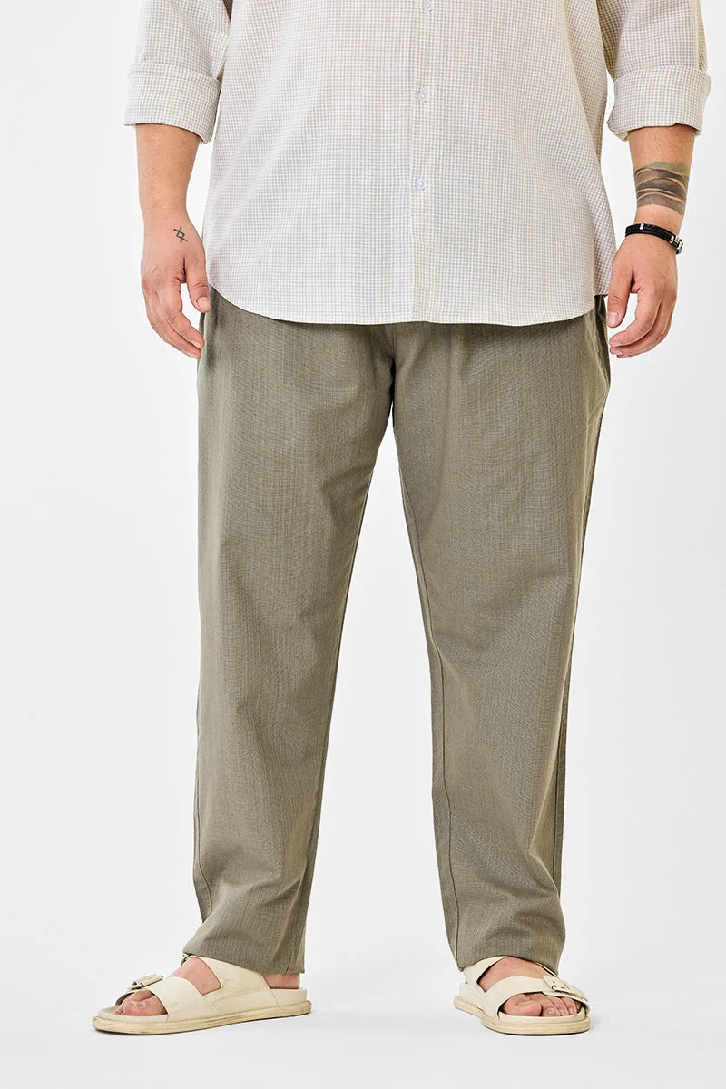 SNITCH بنطلون قطني % برباط مقاس كبير