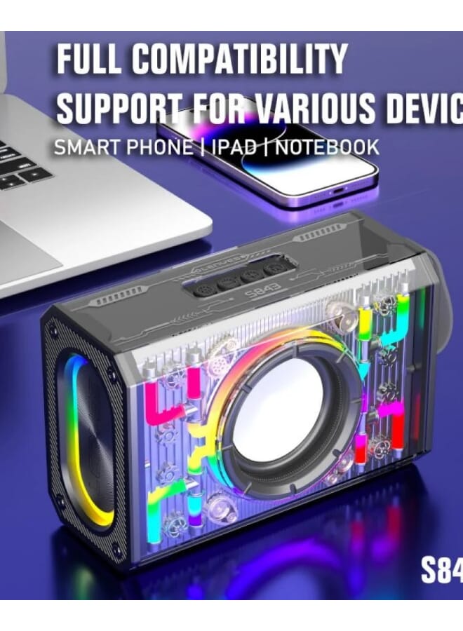 Lenyes Wireless Speaker S843 2400MAH - Image 2